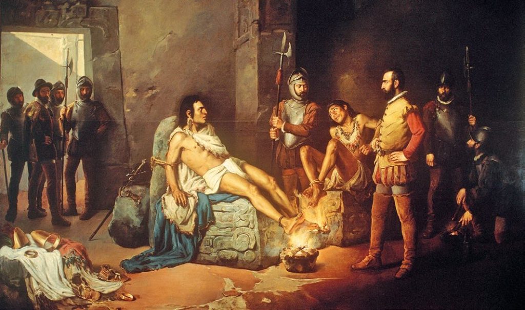 El suplicio de Cuauhtémoc