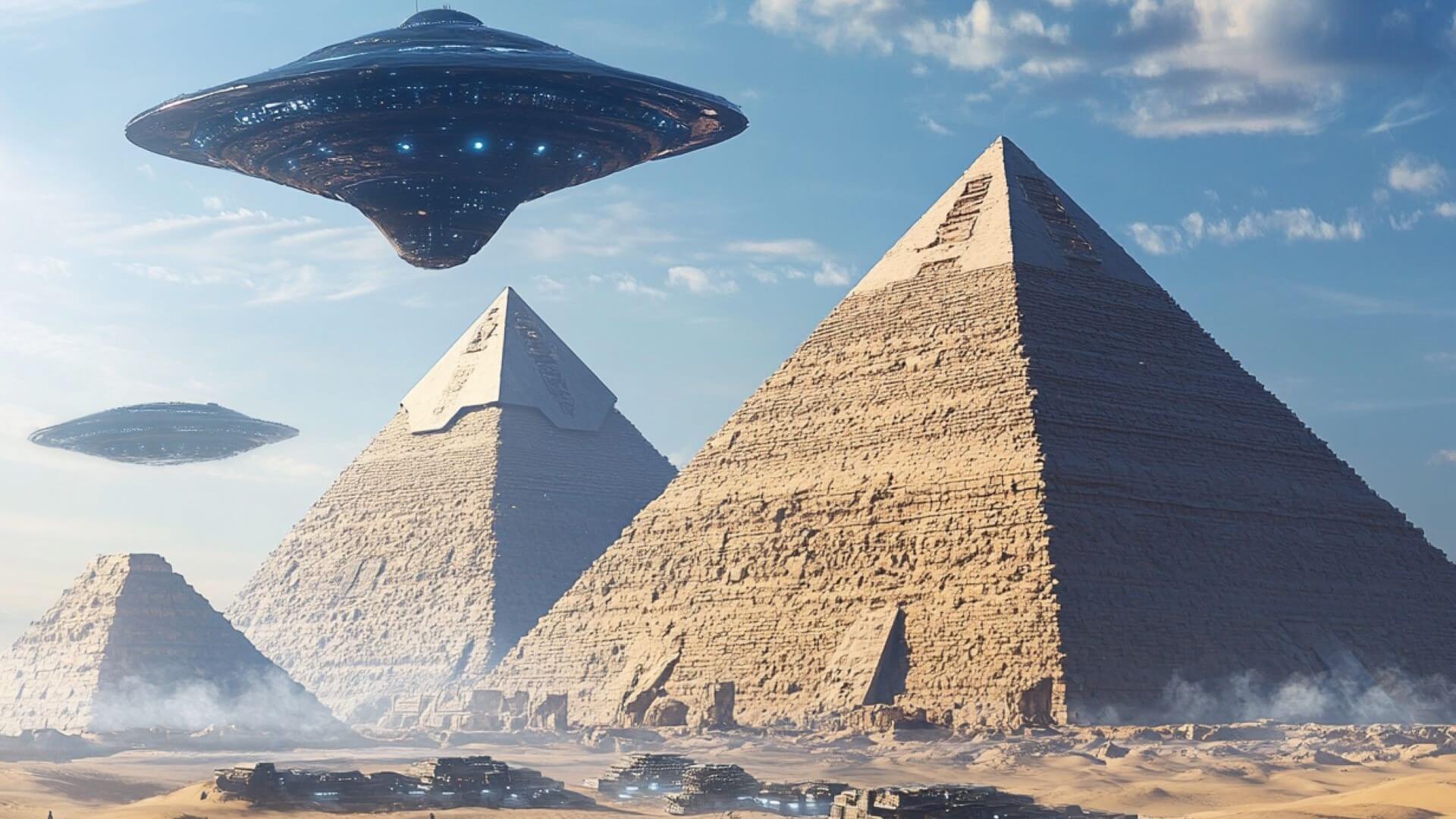 La arqueología demuestra con pruebas materiales que las pirámides fueron obra humana