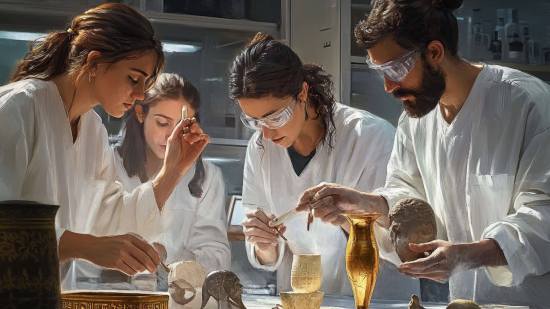 La arqueología emplea multitud de disciplinas para interpretar los vestigios del pasado