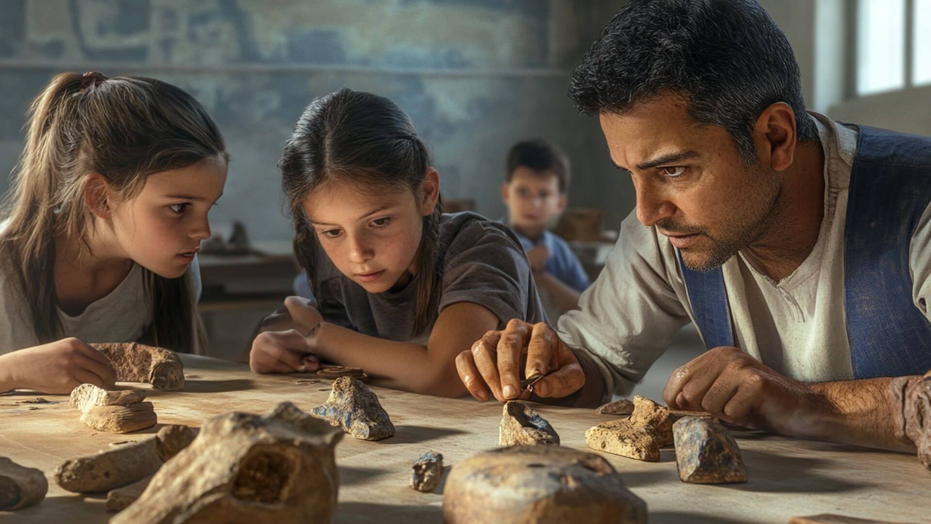 Acercar la arqueología a las aulas es fundamental