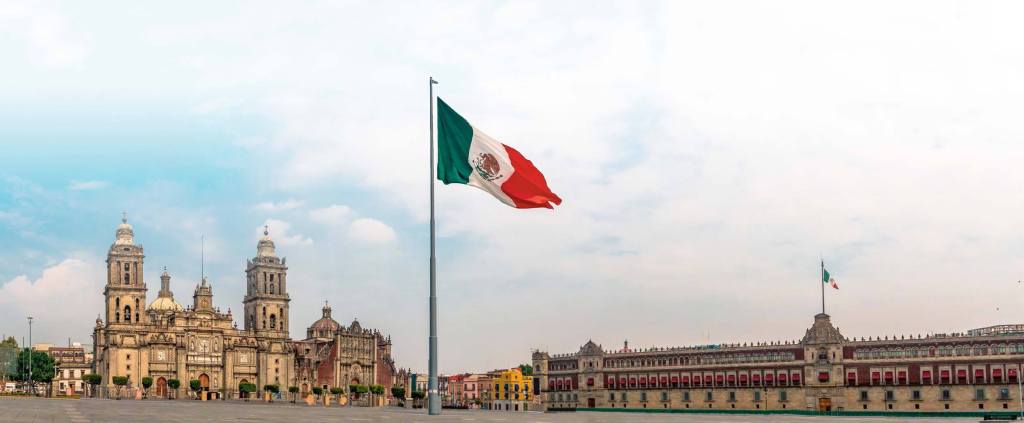 Zócalo o Plaza de la Constitución, en Ciudad de México