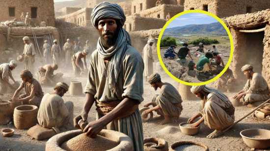 Un asentamiento de 4.200 años desafía la creencia de que la región estaba deshabitada antes de los fenicios. Ilustración artística del asentamiento