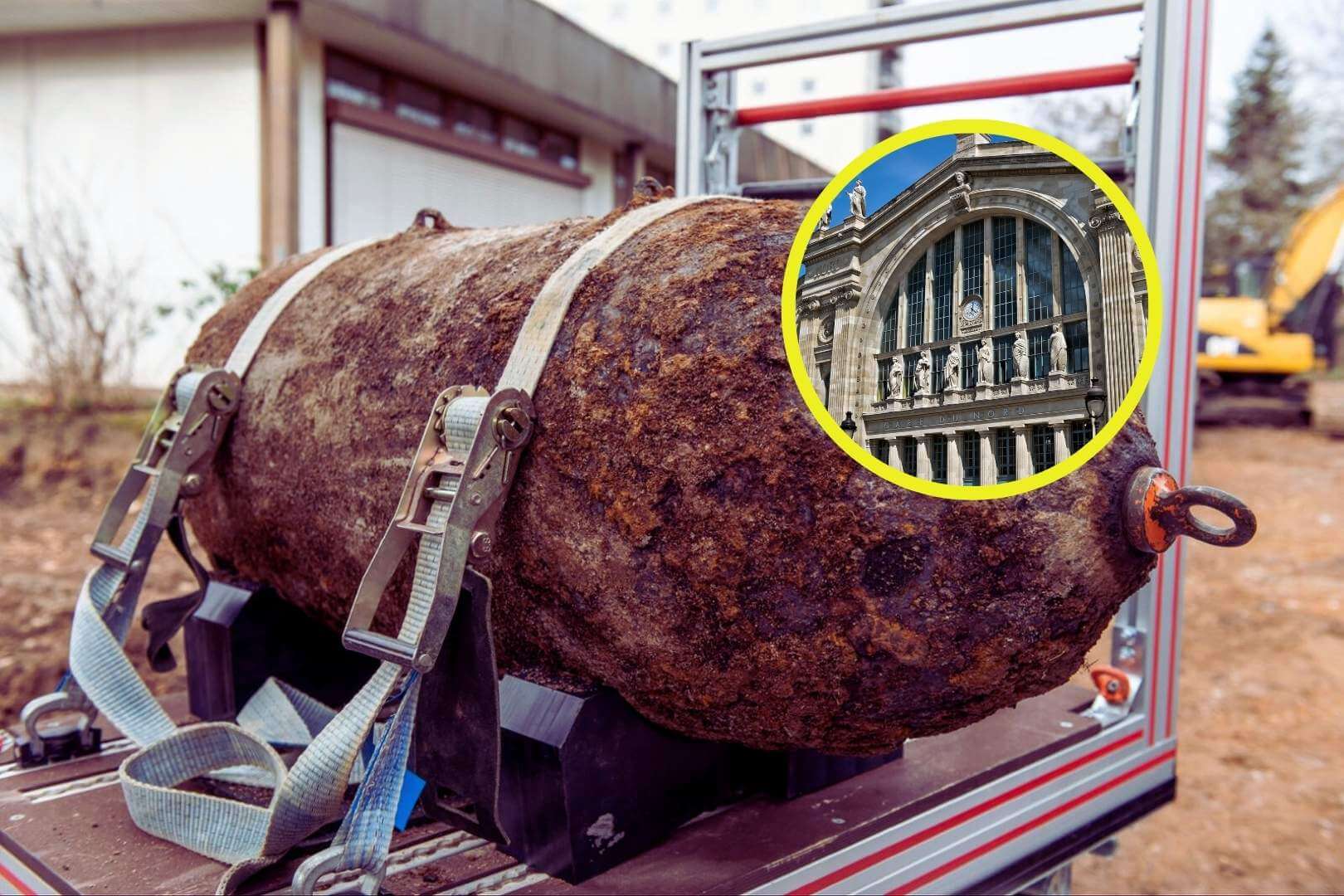 Un proyectil de la Segunda Guerra Mundial paraliza la Gare du Nord