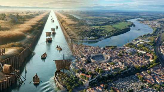 Arqueólogos creen haber localizado el legendario canal construido por el tío de Julio César, desaparecido durante siglos