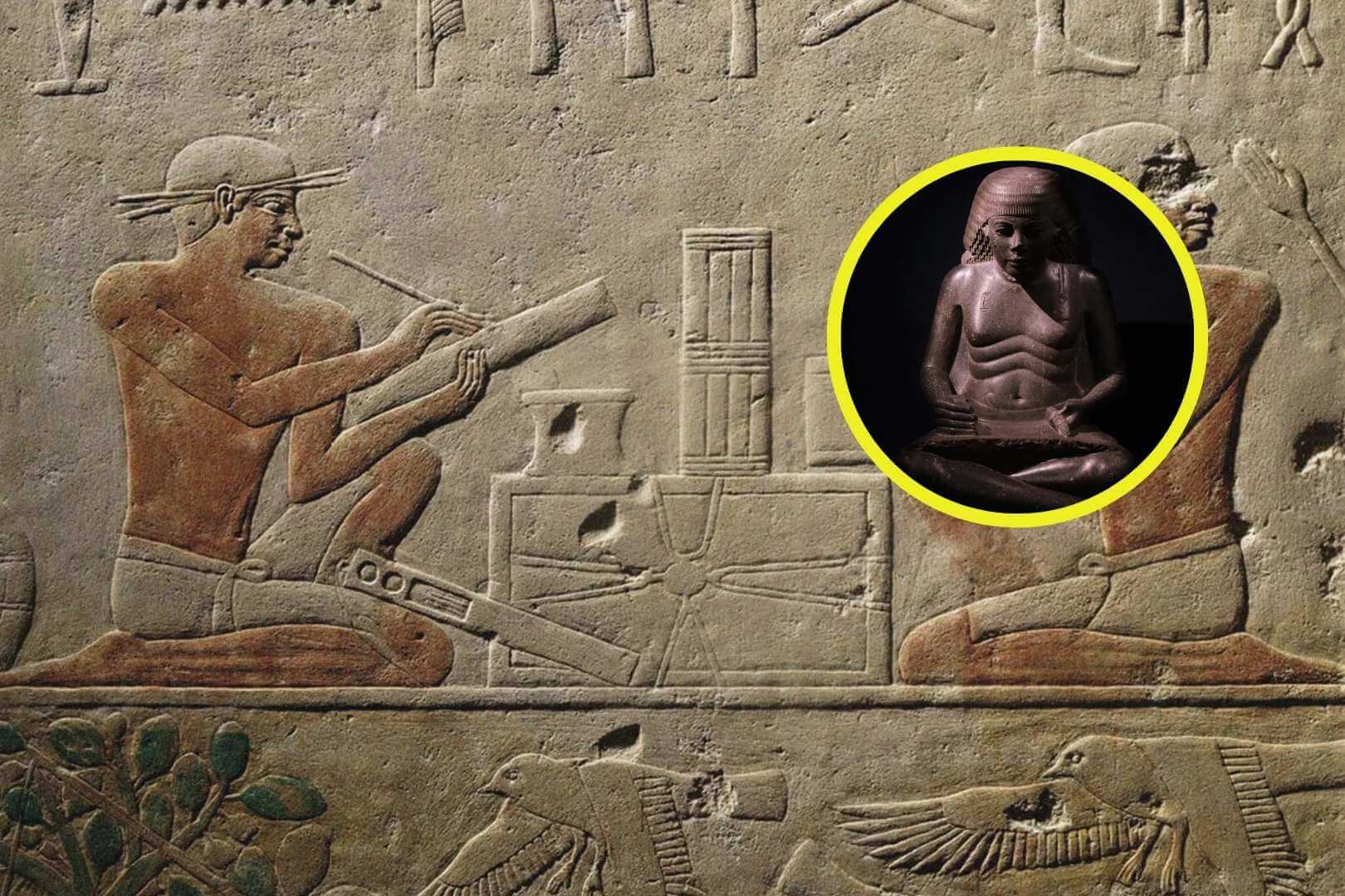 Los escribas egipcios sufrían por escribir demasiado, como quienes trabajan sentados hoy