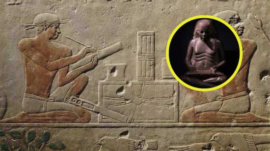 Los escribas egipcios sufrían por escribir demasiado, como quienes trabajan sentados hoy