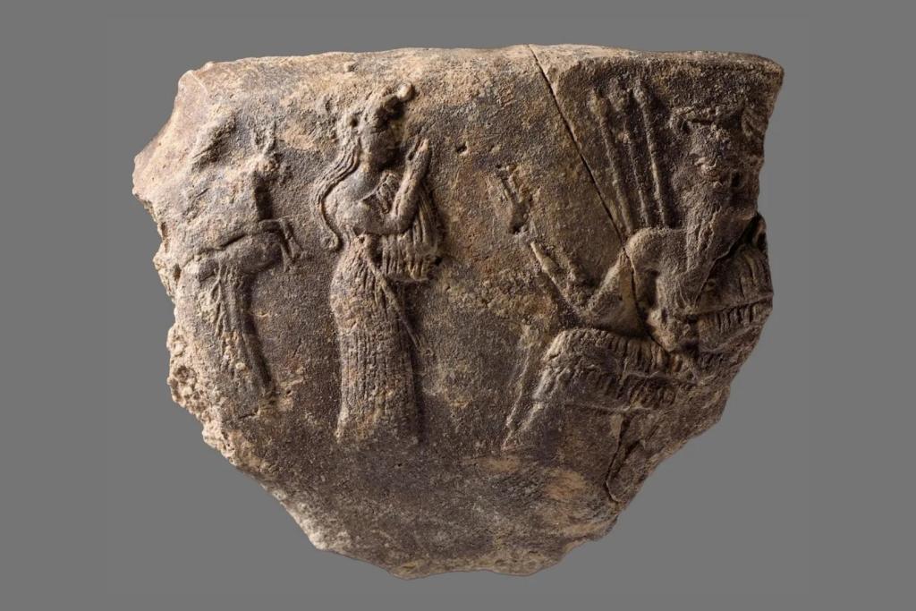 La impresión en arcilla de un sello perteneciente a un gobernador acadio