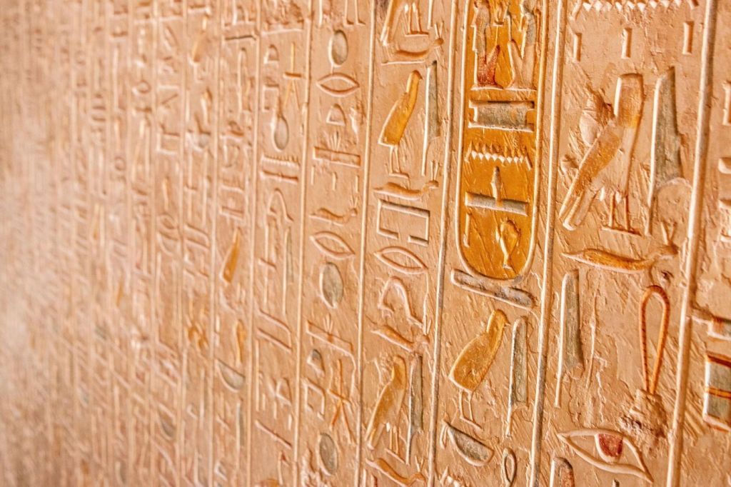 Escritura jeroglífica egipcia