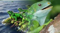 Descubren que las iguanas cruzaron 8.000 km de océano hace 30 millones de años