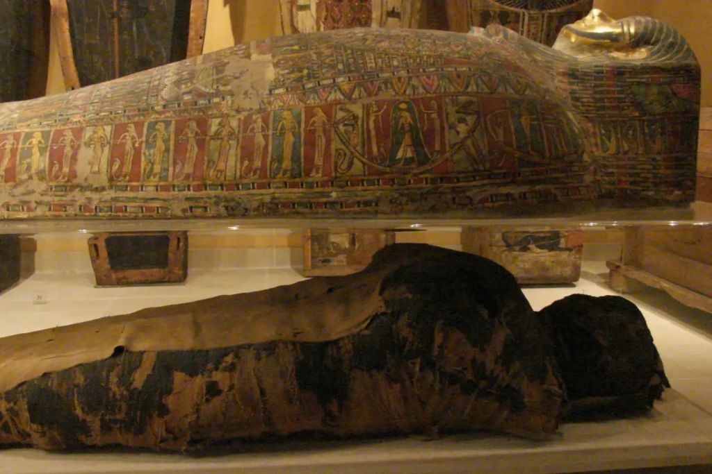 No se ha hallado ningún feto en el interior de la momia