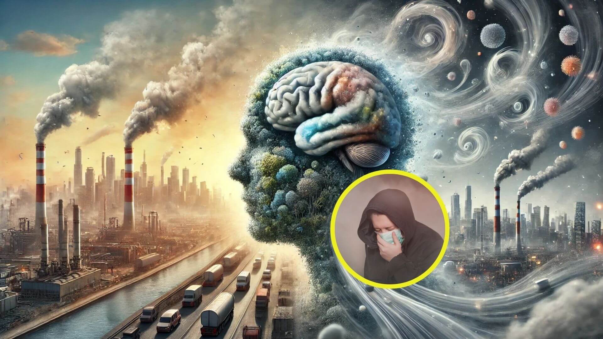 partículas finas contaminación del aire puede alterar funciones clave del cerebro