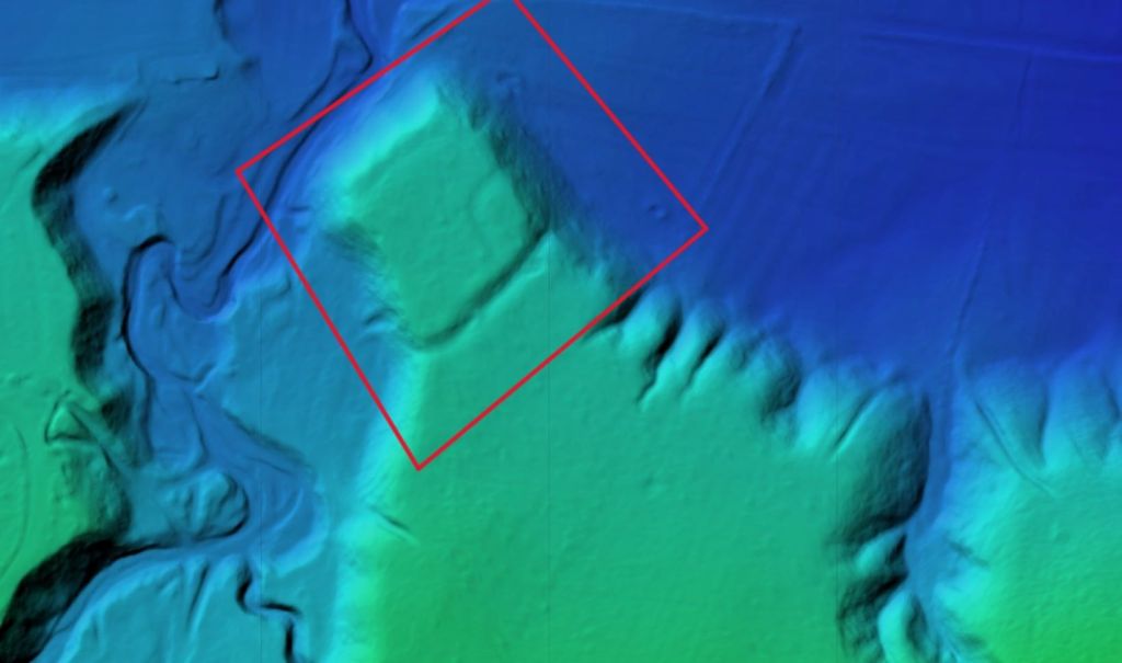 Fortificación rumana identificada con LIDAR