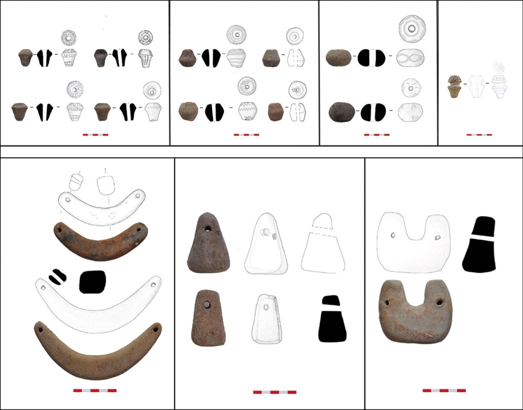 Fusayolas y pesos de telar de la edad del bronce
