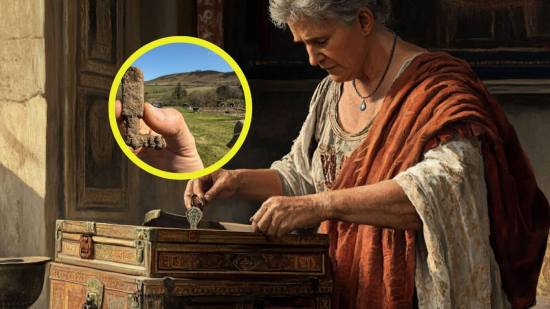 La llave seguramente sirvió para abrir un cofre o baúl