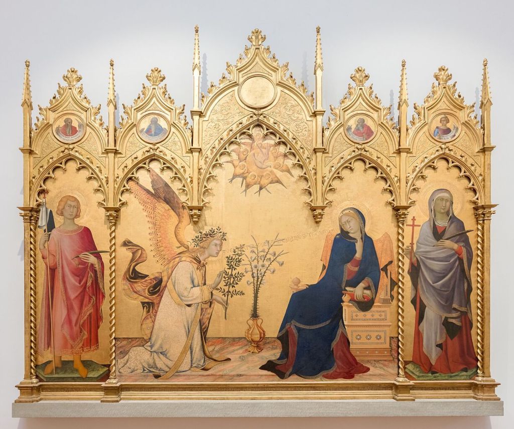 Anunciación de Simone Martini