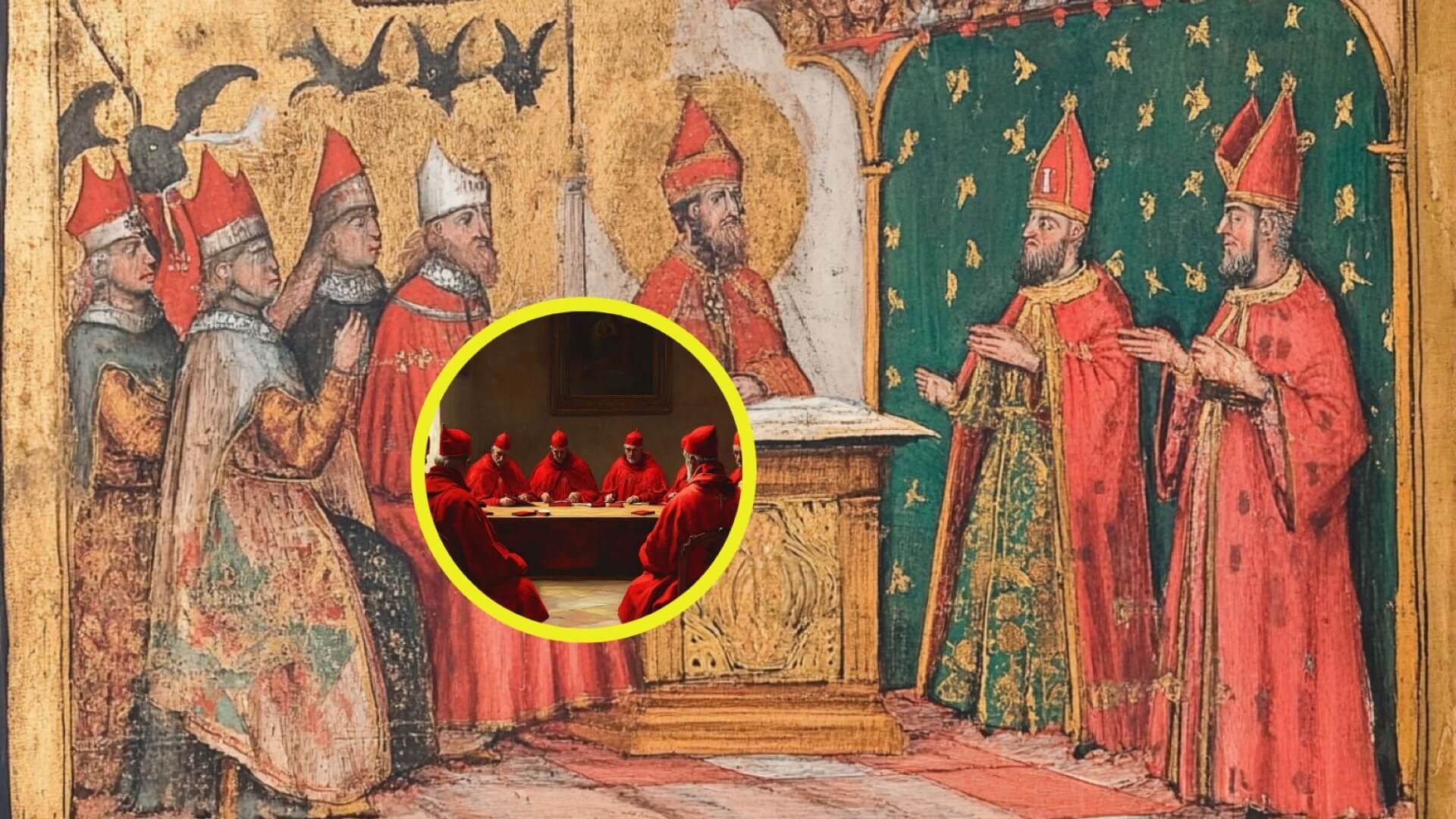 Elección de un papa en el medievo