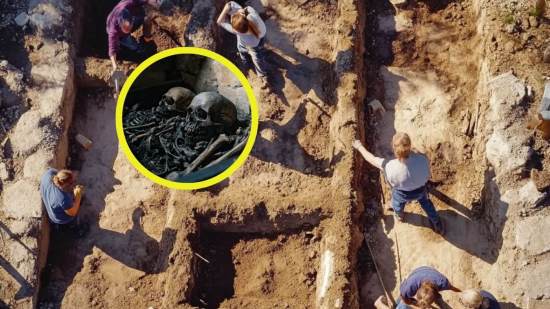 Recreación ficticia de una excavación