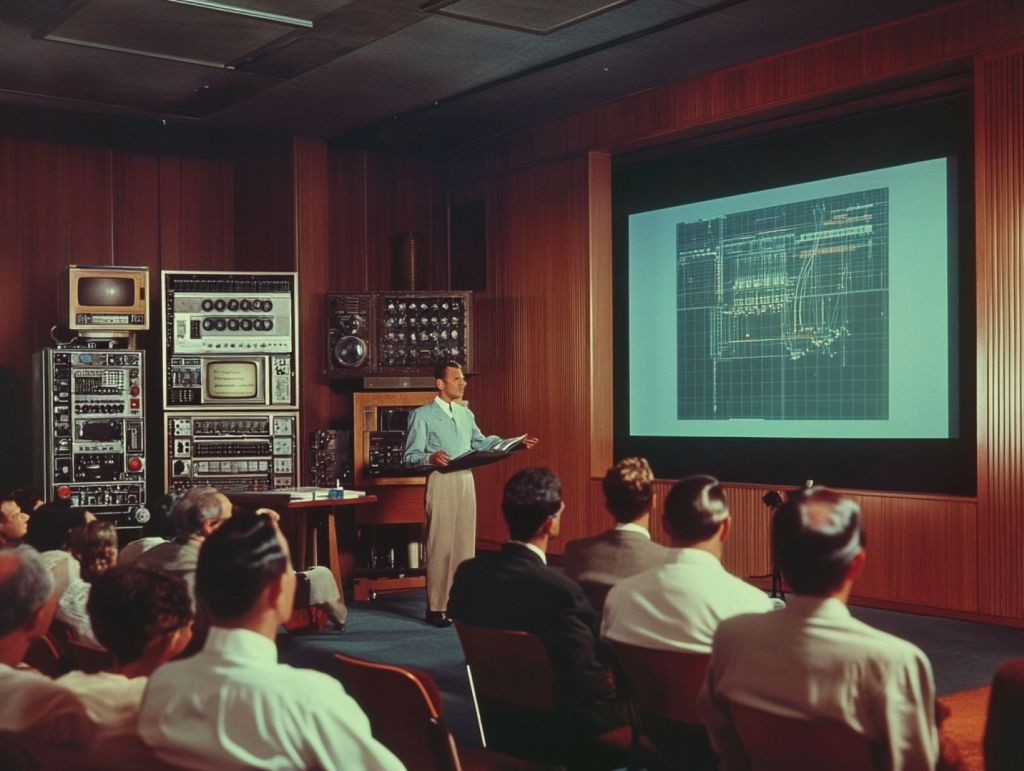 Recreación ficticia de la conferencia de Dartmouth