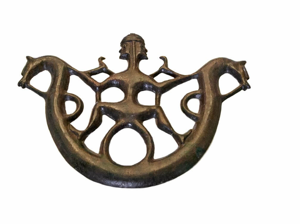 Arnés de bronce para caballo tartésico