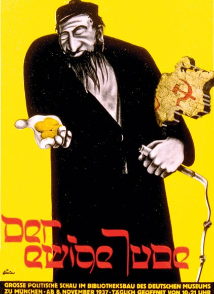 Cartel de la exposición antisemita El Judío Eterno
