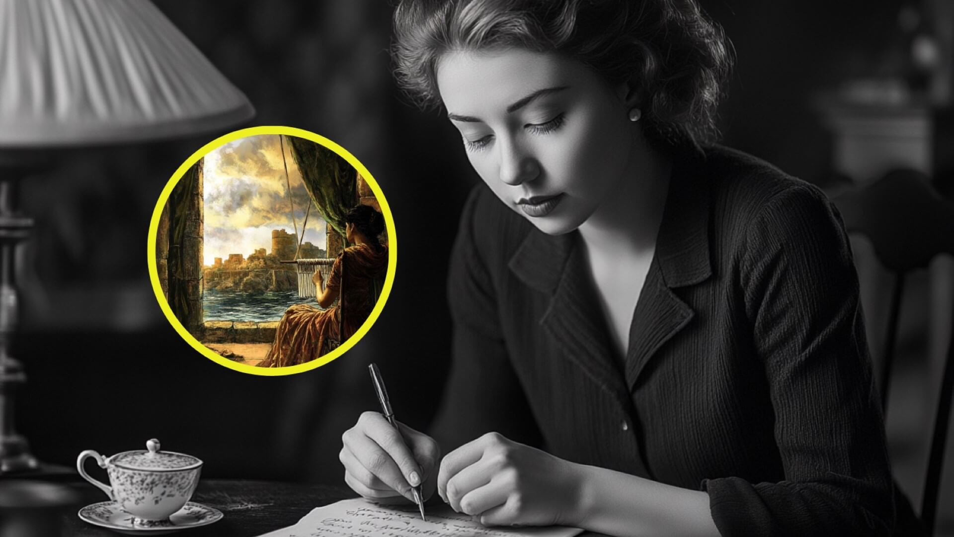 Muchas mujeres que vieron marchar a sus maridos, padres o hijos encontraron en la escritura un refugio