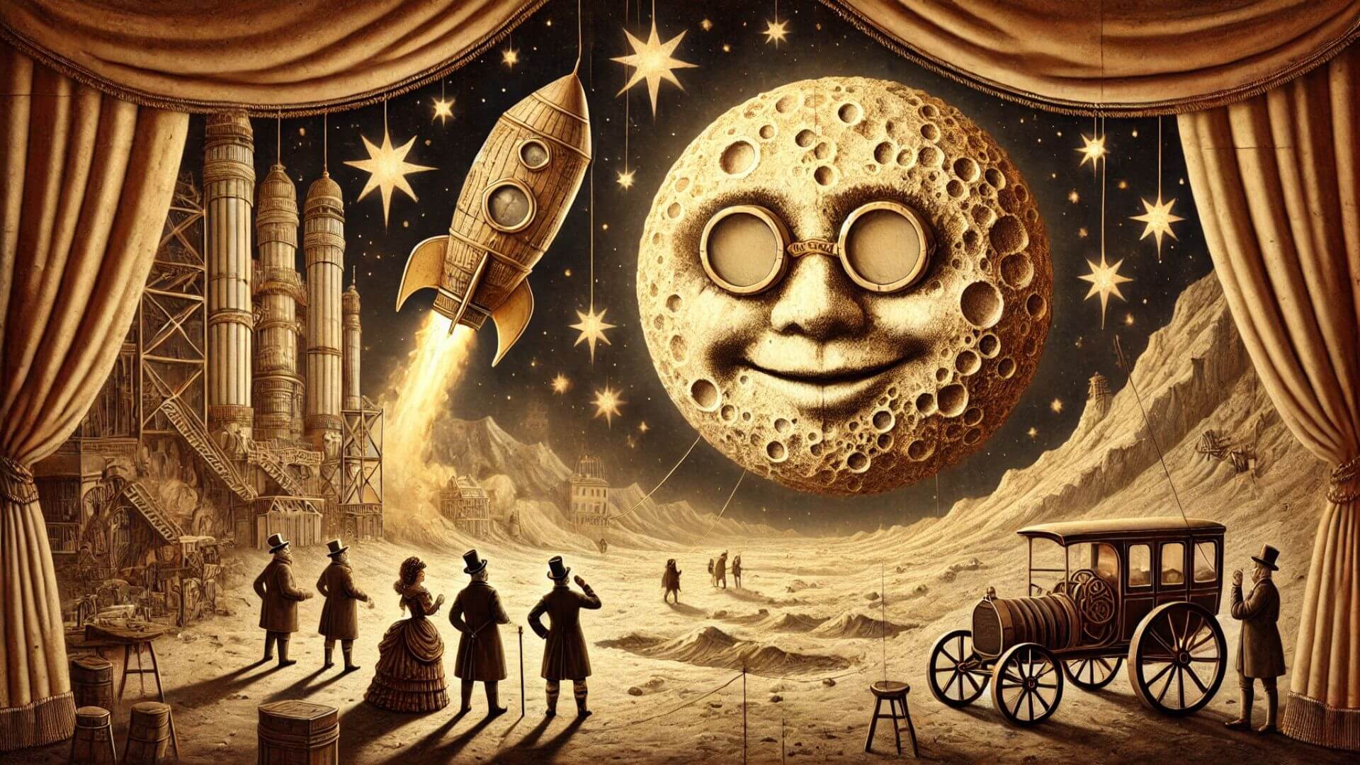 El primer viaje a la Luna del cine, la historia real detrás de la fantasía de Méliès