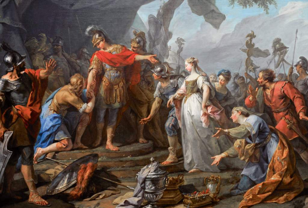 Escipión devolviendo su prometida a Alucio