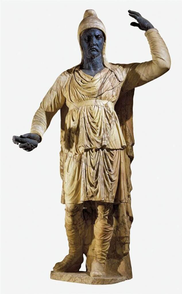 Estatua bajoimperial barbarizada