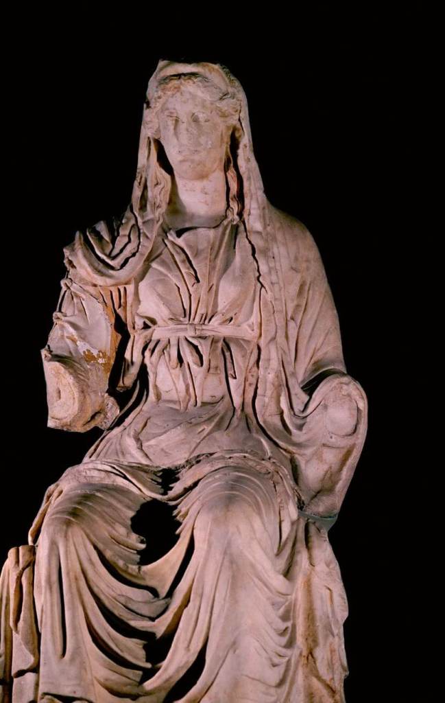 Estatua de Ceres del Museo Nacional de Arte Romano