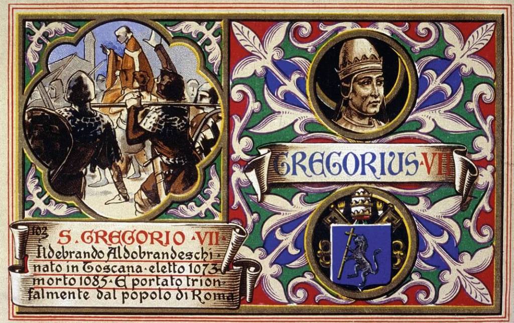 Imagen de una serie cromolitológica dedicada a Hildebrando di Soana