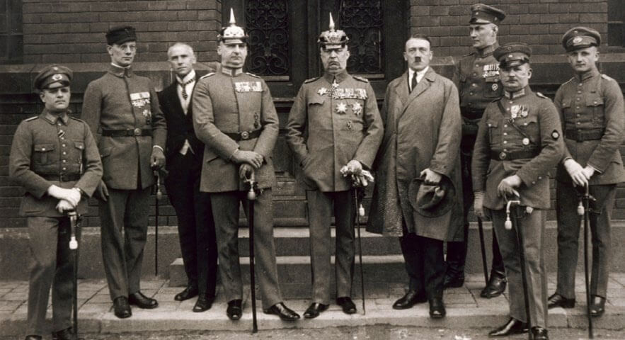 Los golpistas del fallido Putsch de Múnich