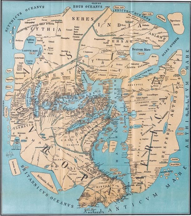 Mapa de Pomponio Mela