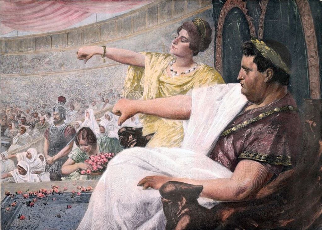 Nerón en el circo romano