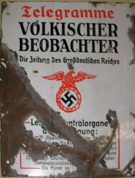 Periódico oficial del Partido Nazi Völkischer Beobachter