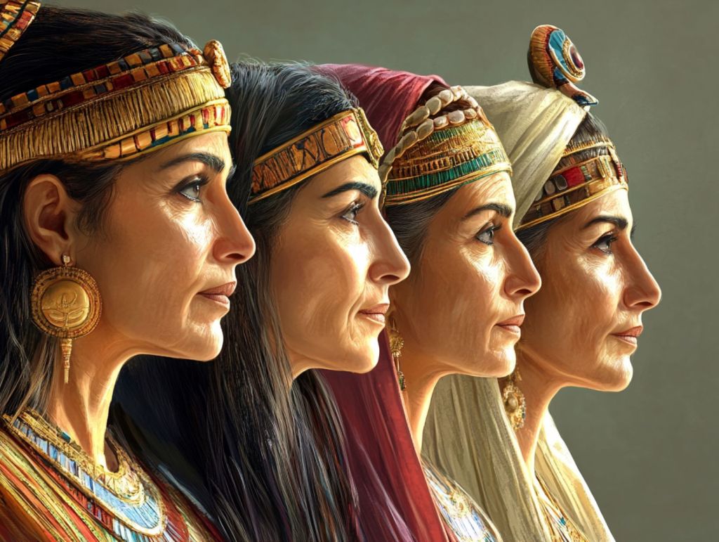 Recreación ficticia de reinas de la antigüedad