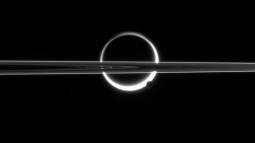 Saturno Titán y Encélado.