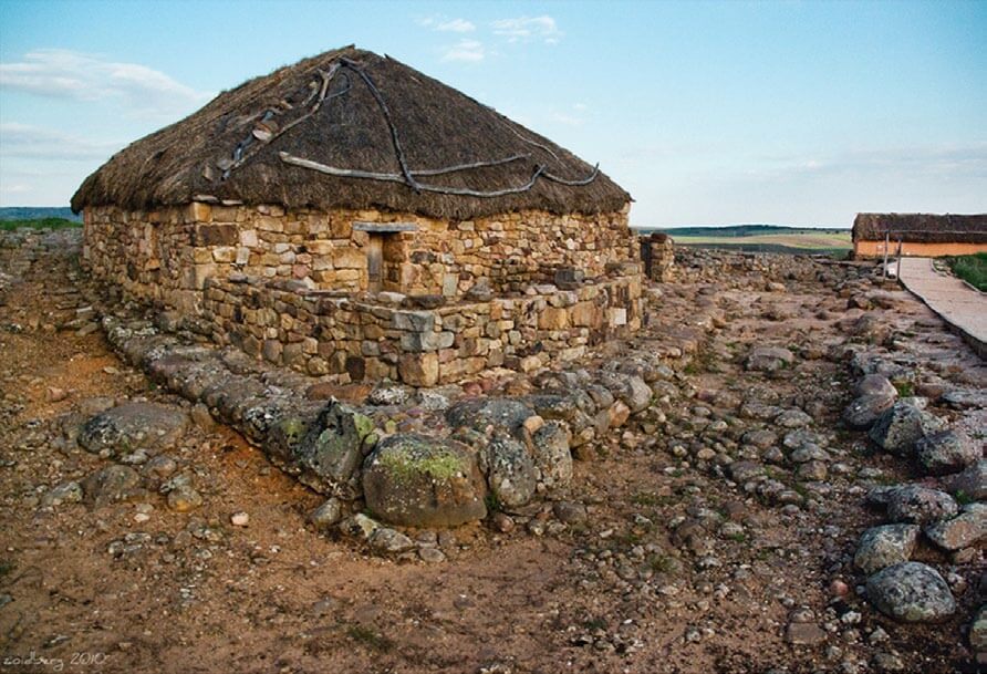 Vivienda celtibérica en Numancia