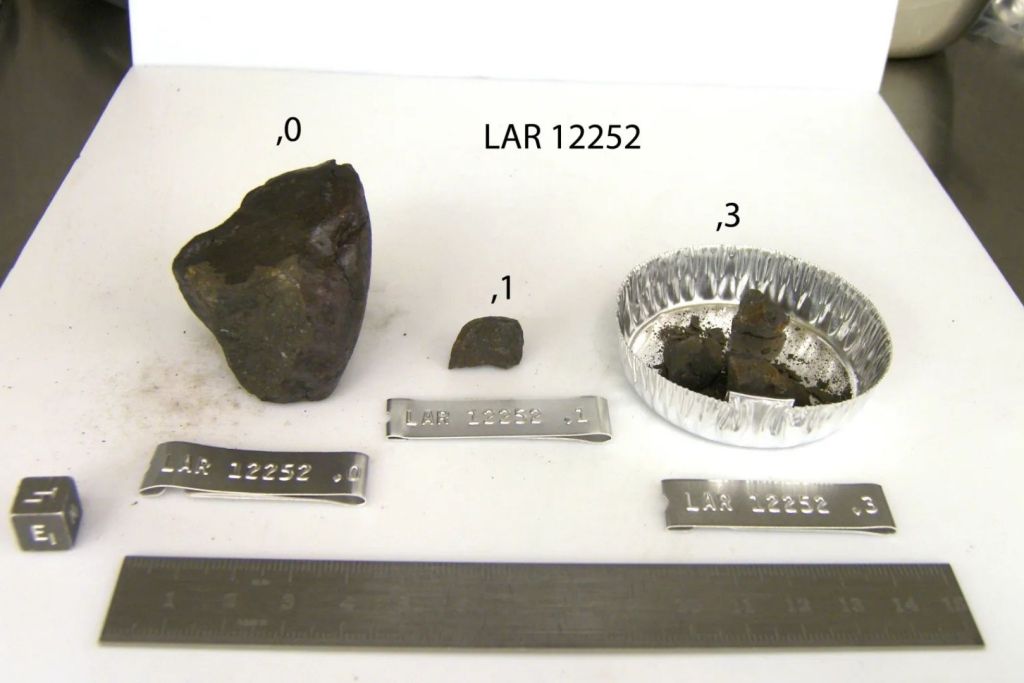 Imagen tomada en el laboratorio de la muestra LAR 12252