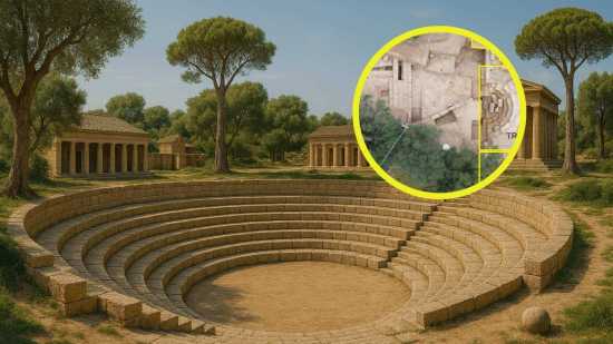 Acaban de descubrir en Sicilia un auditorio de hace 2.200 años que formaba parte de una antigua escuela griega
