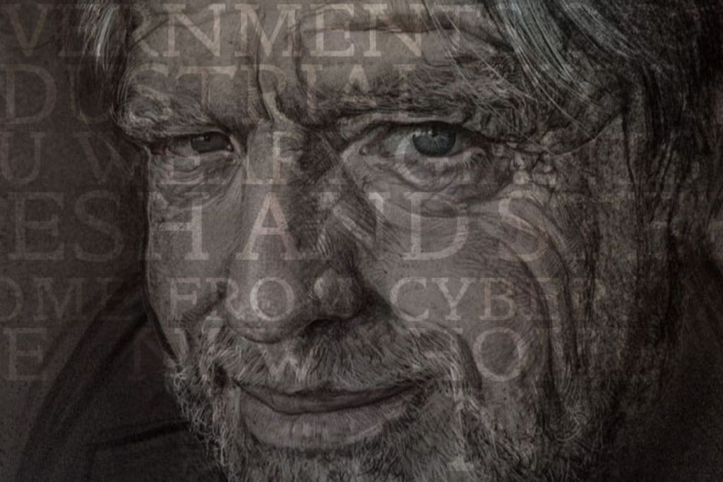 John Perry Barlow escribió la “declaración de independencia del ciberespacio” desde Davos, desafiando a los Estados en nombre de la libertad digital