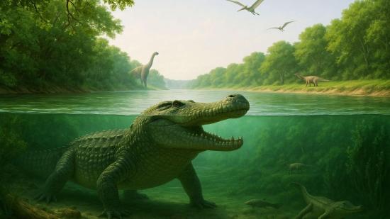 Revelan el secreto del 'cocodrilo terrorífico' que aterrorizó a dinosaurios en el Cretácico