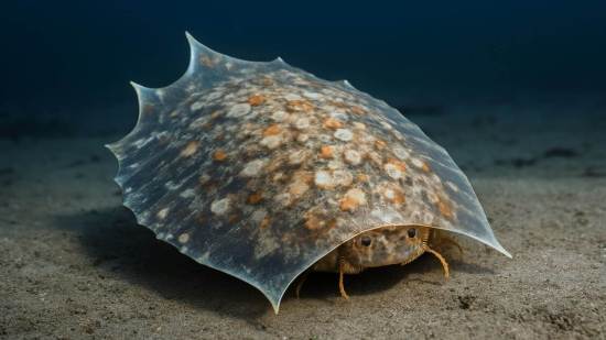 Reconstrucción artística de Helmetia expansa, una antigua criatura marina del Burgess Shale perteneciente al enigmático grupo de los concilitérgidos