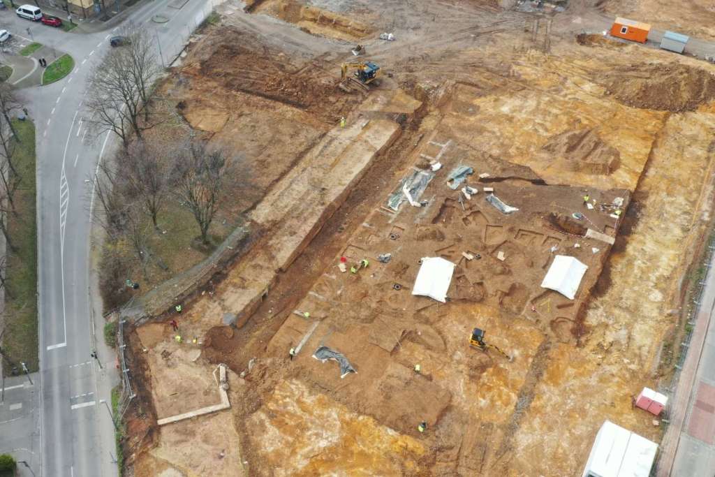 En la década de 1920, durante unas obras en la zona, salieron a la luz los primeros restos de caballos