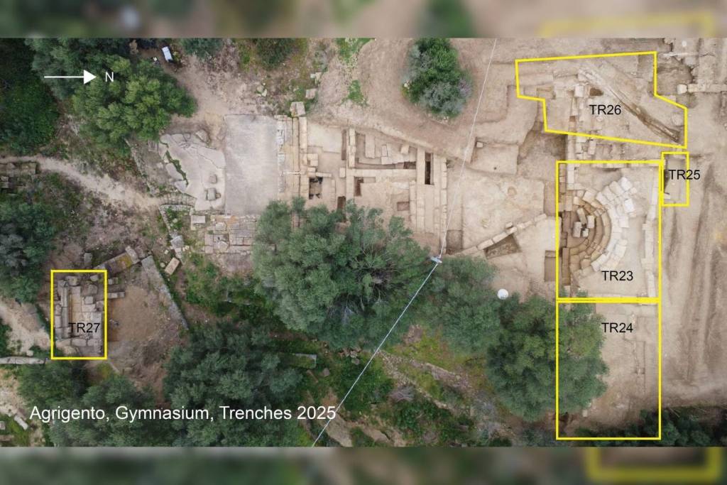 El gimnasio griego de la antigua Agrigento, en Sicilia, contaba con una pista de carreras, una piscina de gran tamaño y, ahora lo sabemos, un auditorio que había permanecido oculto durante siglos