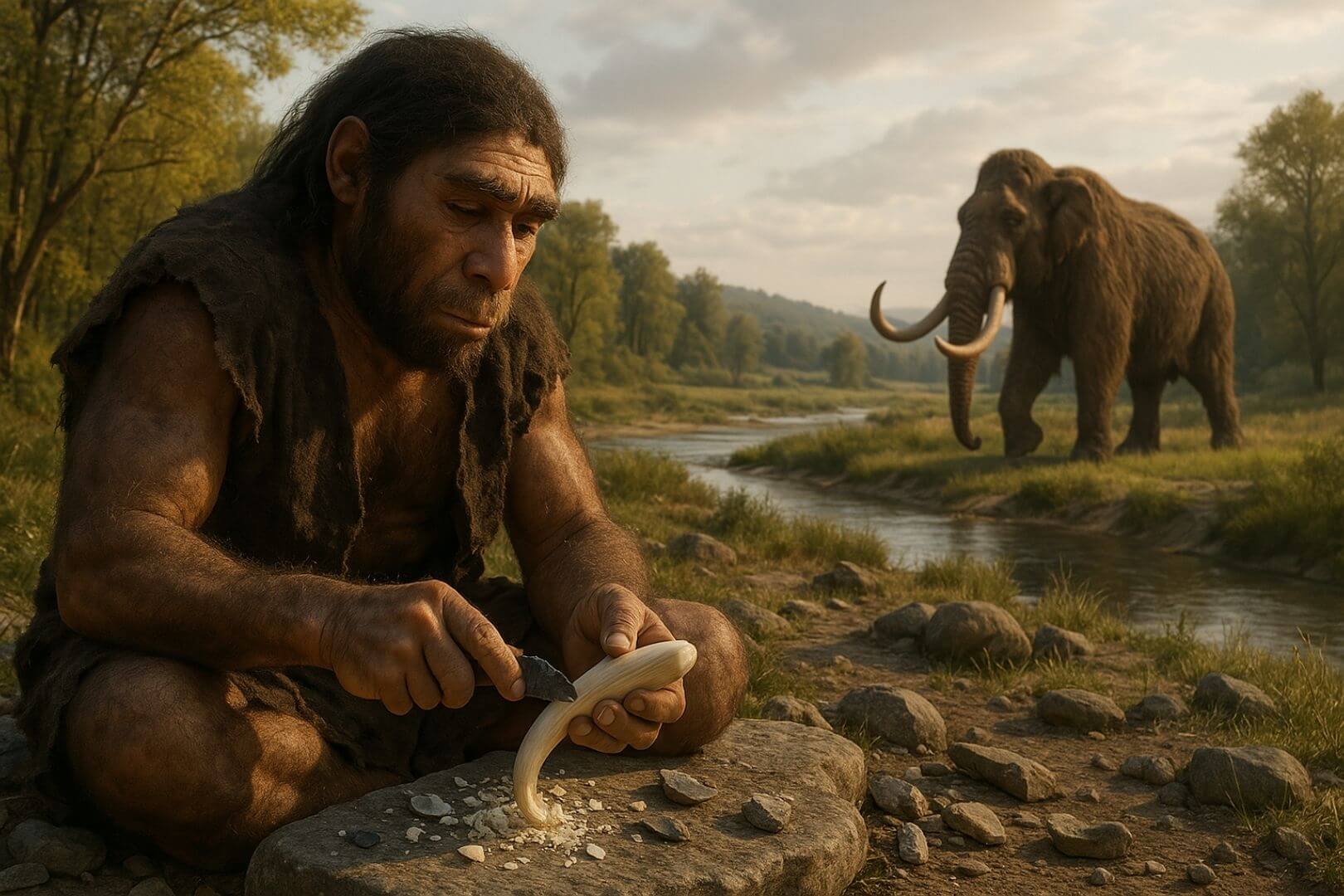 Fragmentos de colmillo de mamut podrían ser las piezas de marfil trabajadas más antiguas creadas por manos humanas