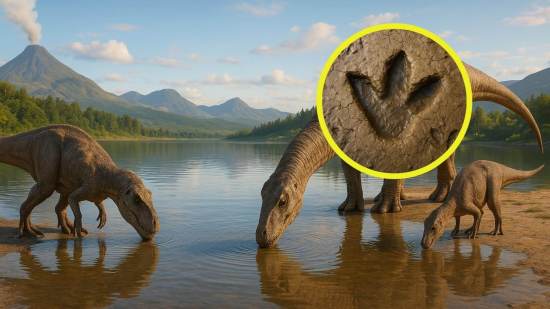 Encuentran en Escocia uno de los registros más completos del comportamiento de dinosaurios jamás hallados