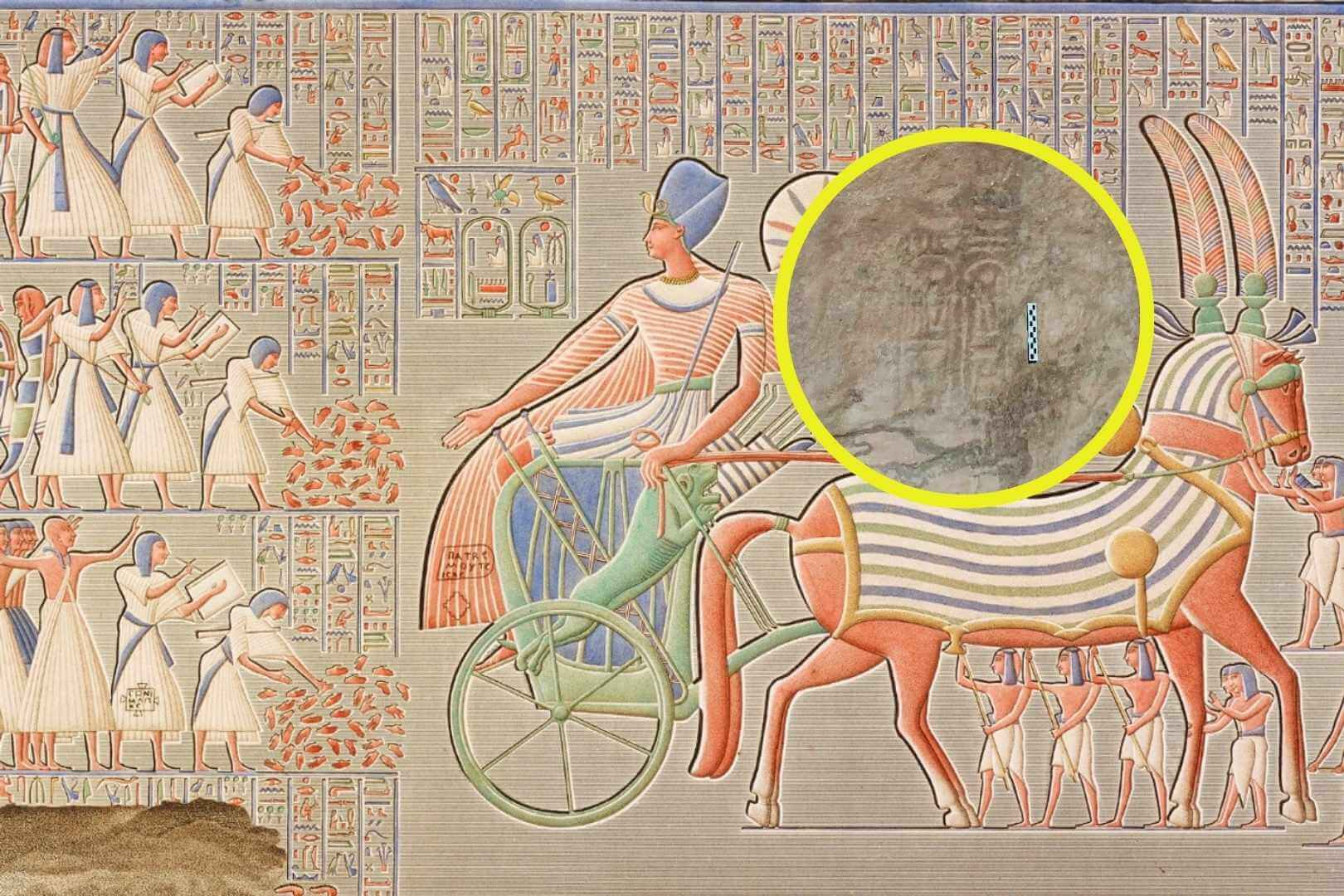 Descubren en Jordania la primera inscripción real de Ramsés III