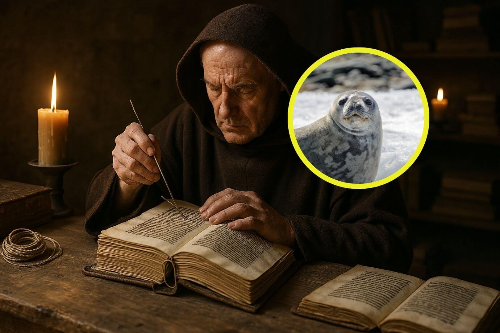 Hallazgo histórico revela que algunos libros medievales fueron encuadernados con piel de foca