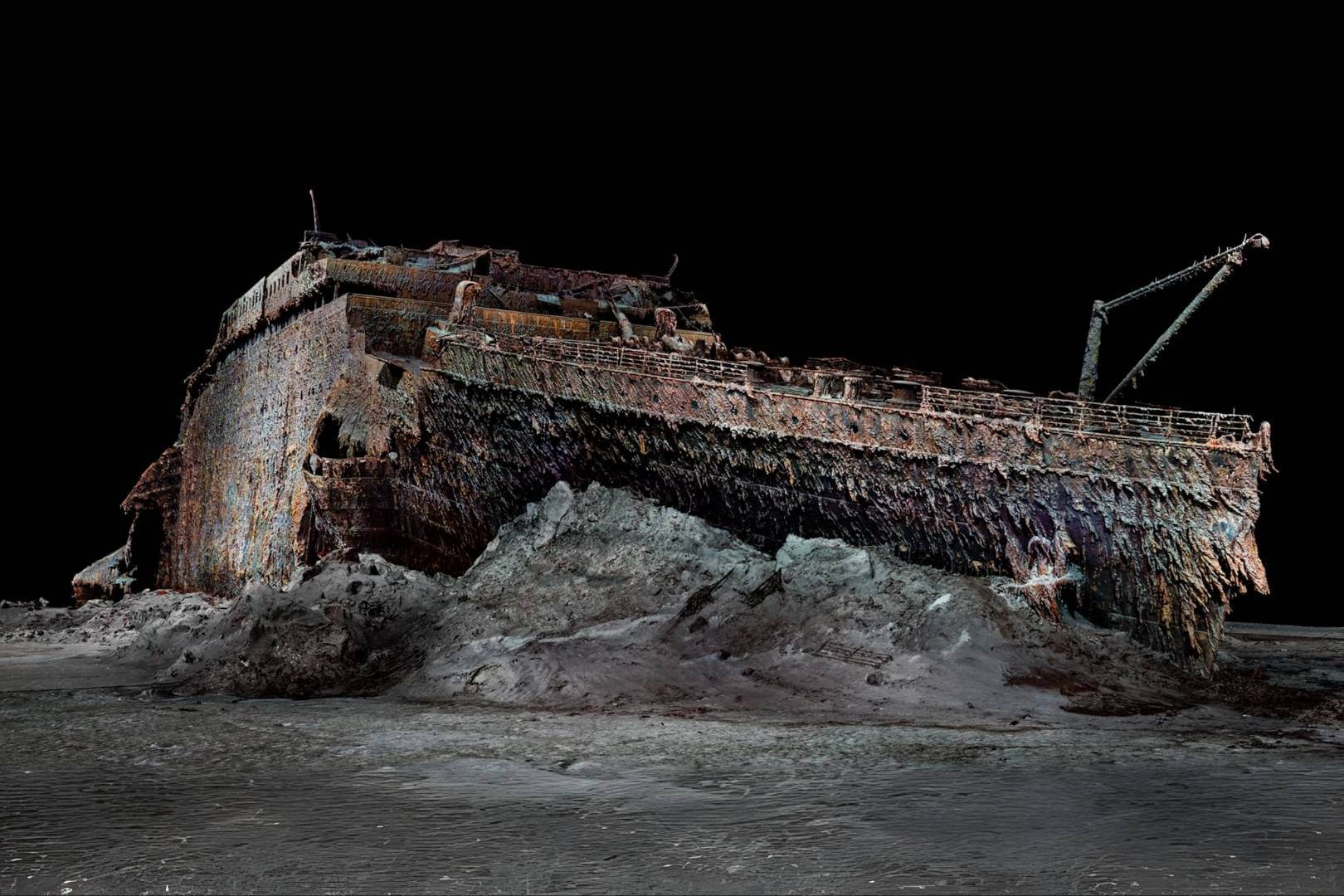 Una réplica virtual del Titanic revela cómo se partió en dos durante su trágica última noche