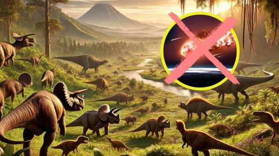 Nuevo estudio desmiente la teoría del declive dinosaurio antes del asteroide